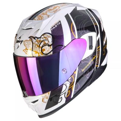 Casque Scorpion Exo 520 Evo Air Fasta White Chameleon